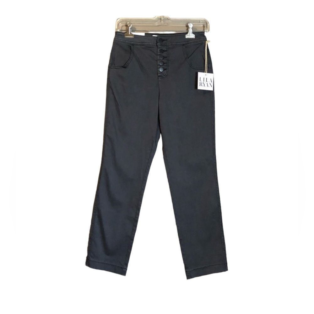 NWT! Lila Ryan grey straight leg pants